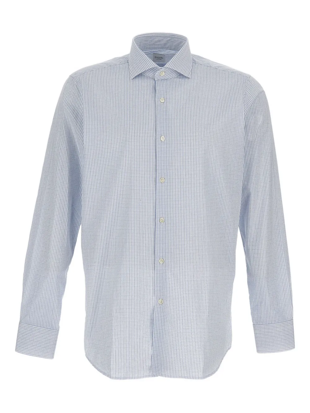Bagutta button-fastening striped-pattern shirt | Blue | Image 1
