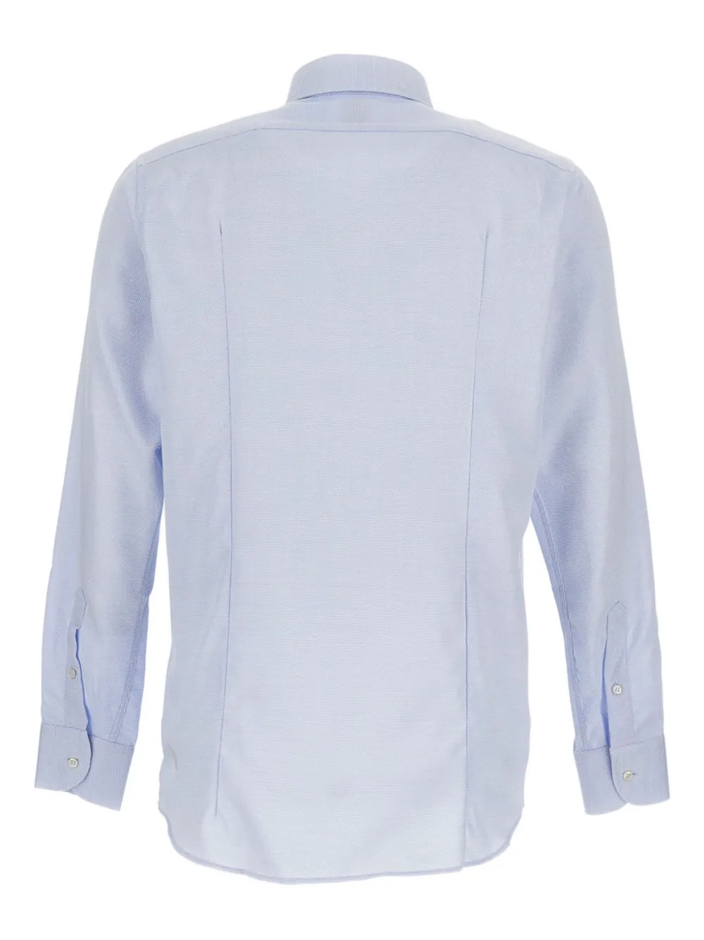 Bagutta button-fastening long-sleeve shirt - Blauw