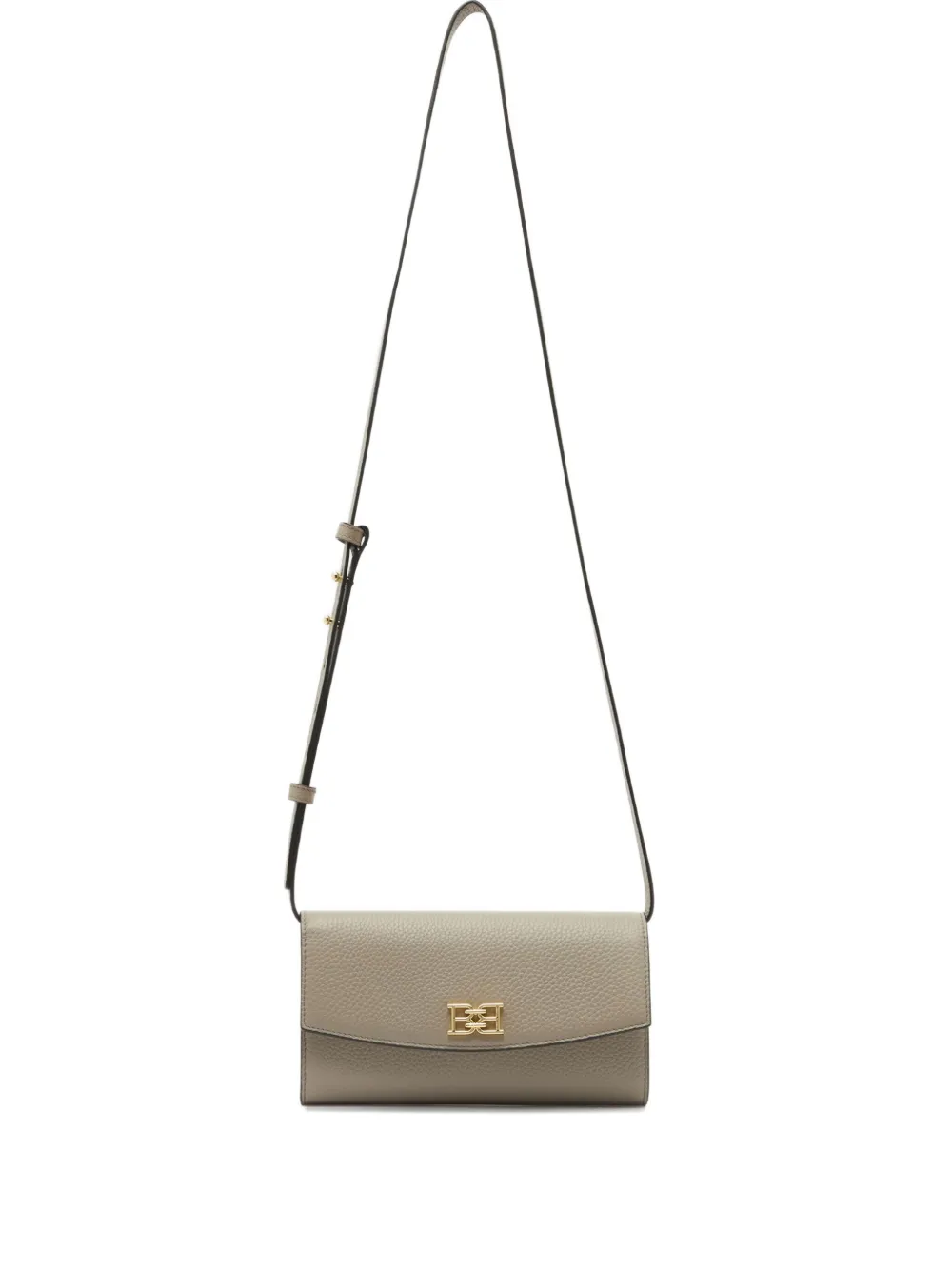 Bally Grained Leather Wallet In Gray