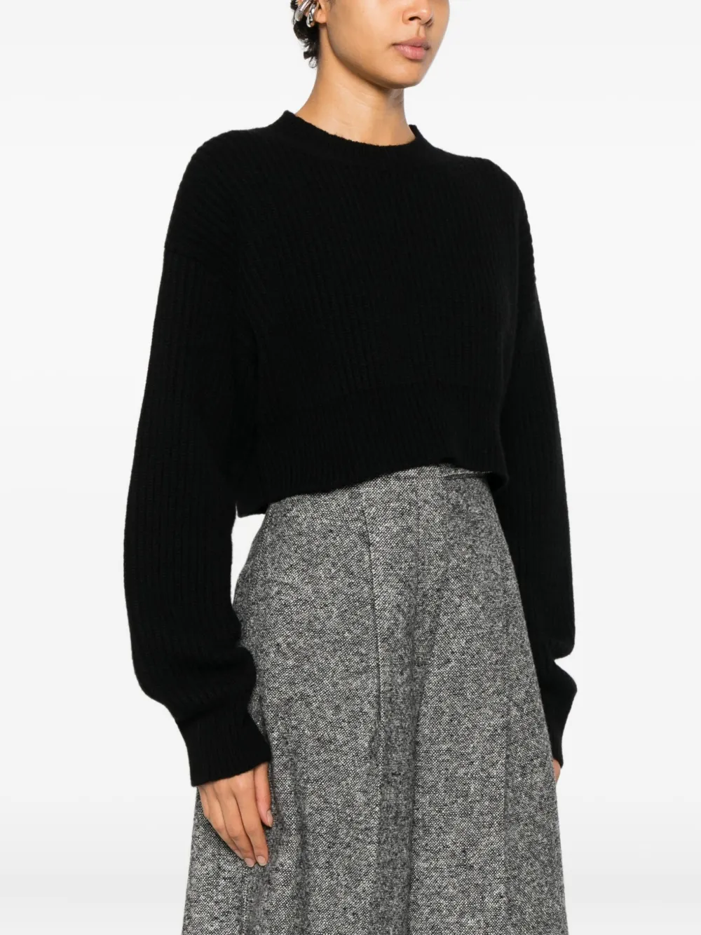 Uma Wang V-neck Sweater In Black