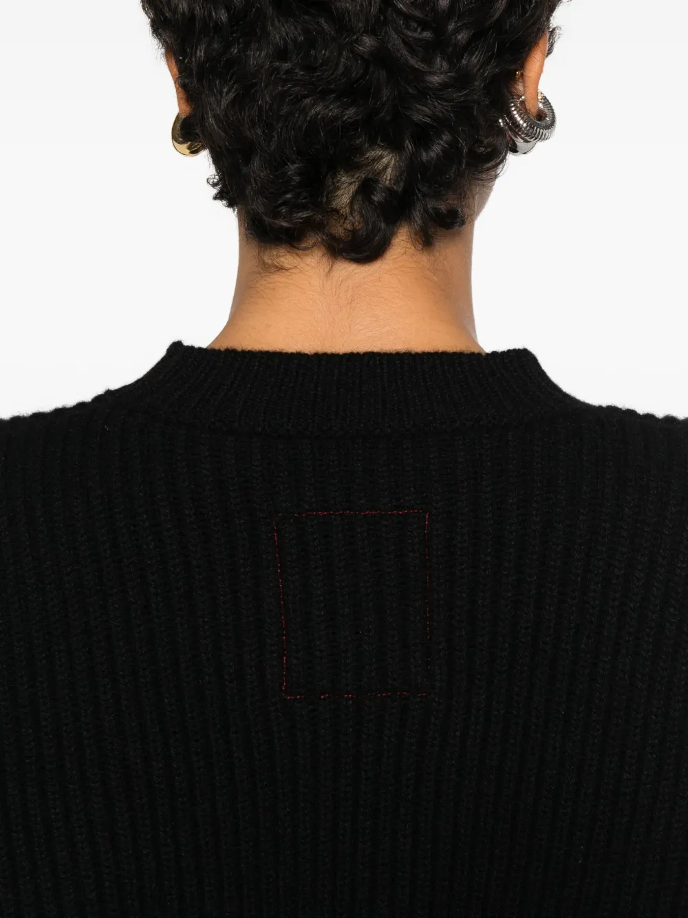 Uma Wang V-neck Sweater In Black