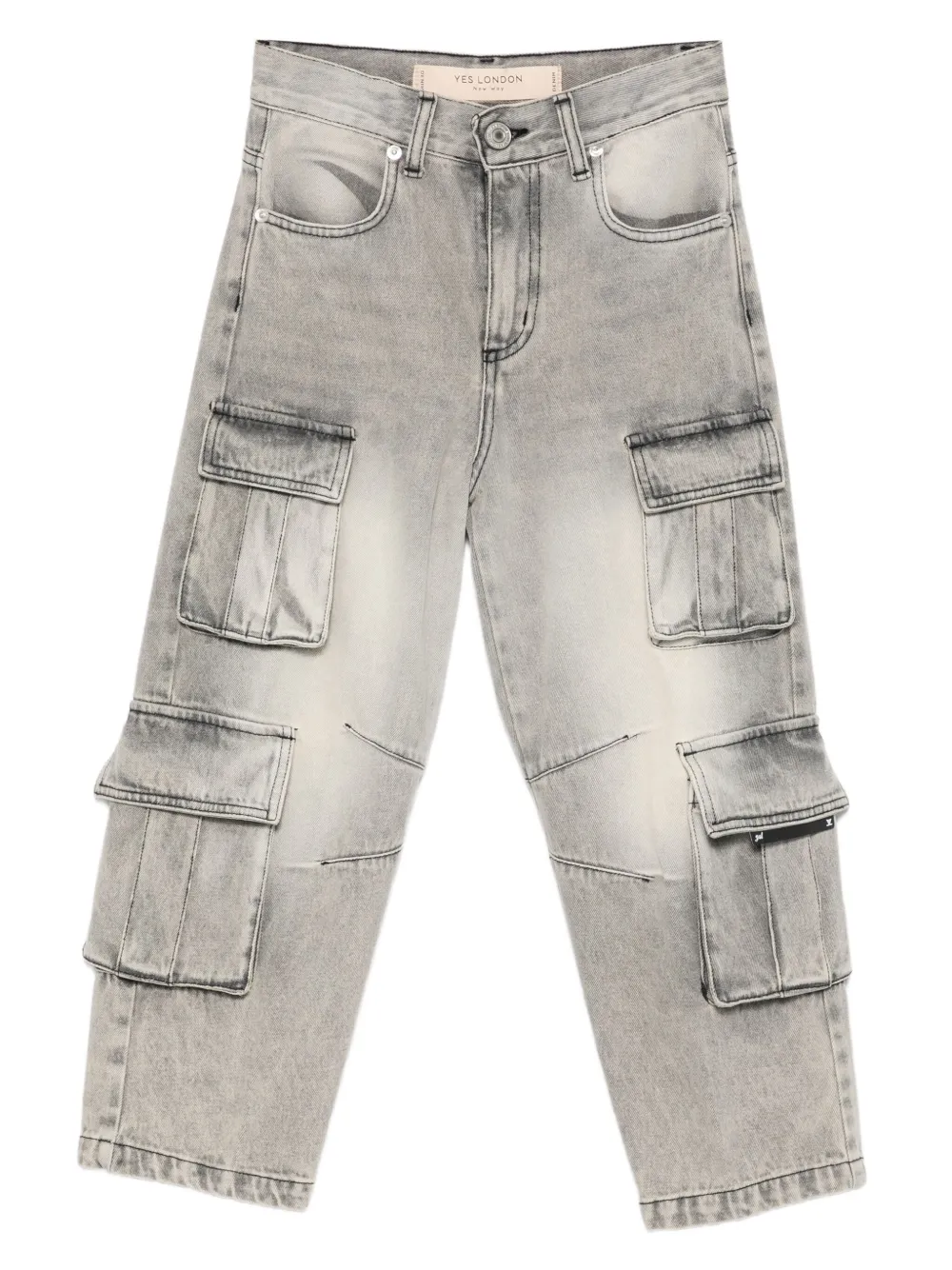 YES LONDON cargo-pocket jeans | Grey | Image 1
