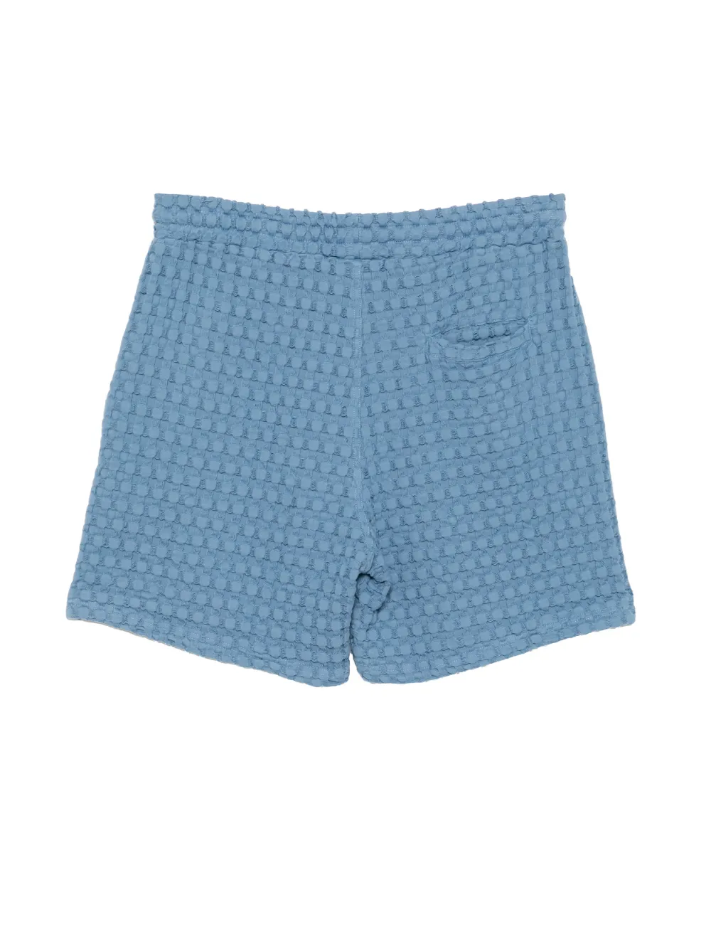 OAS Company Coronet Porto shorts met wafelpatroon - Blauw