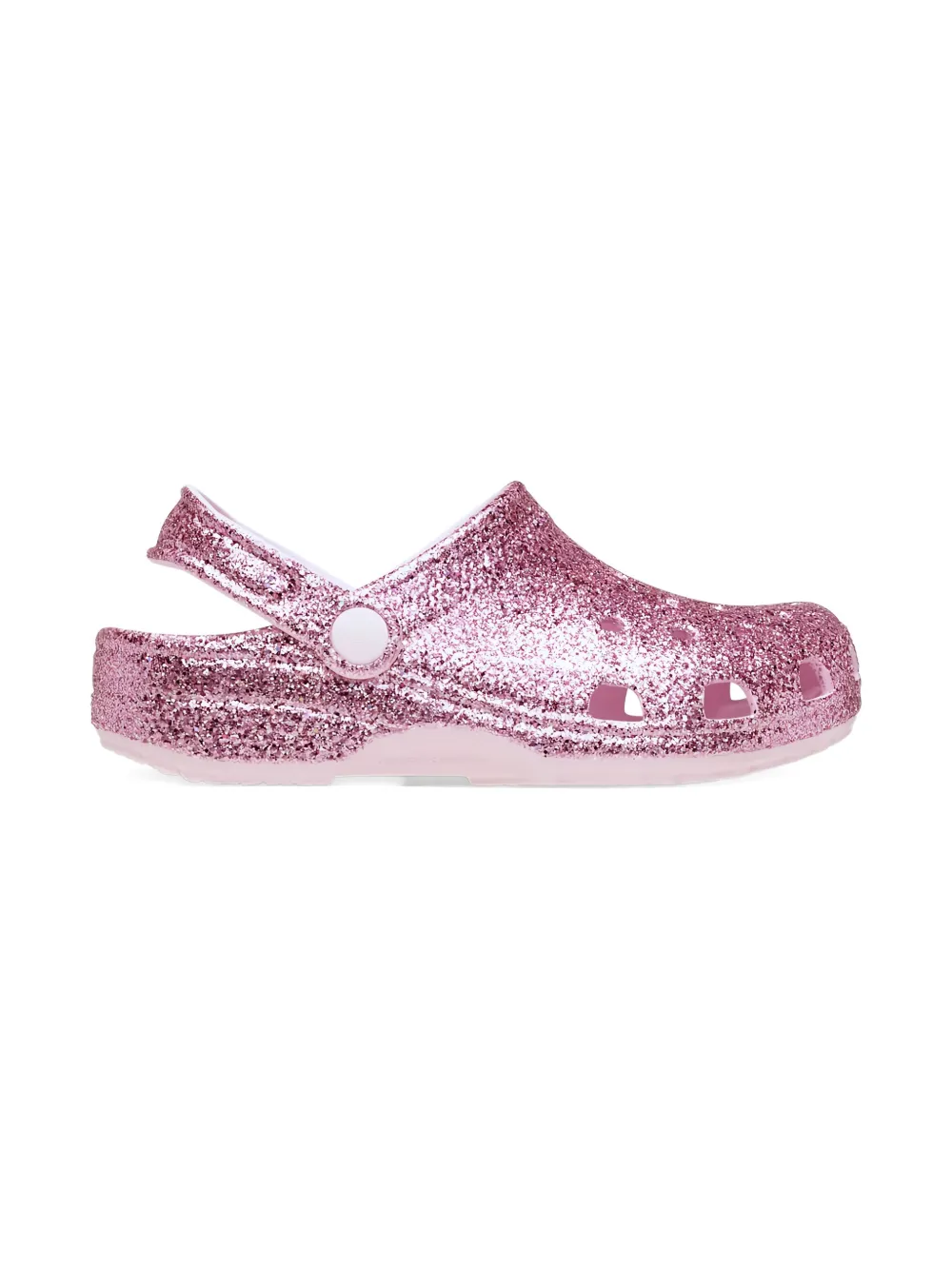 Crocs Kids Classic klompen met glitters Roze