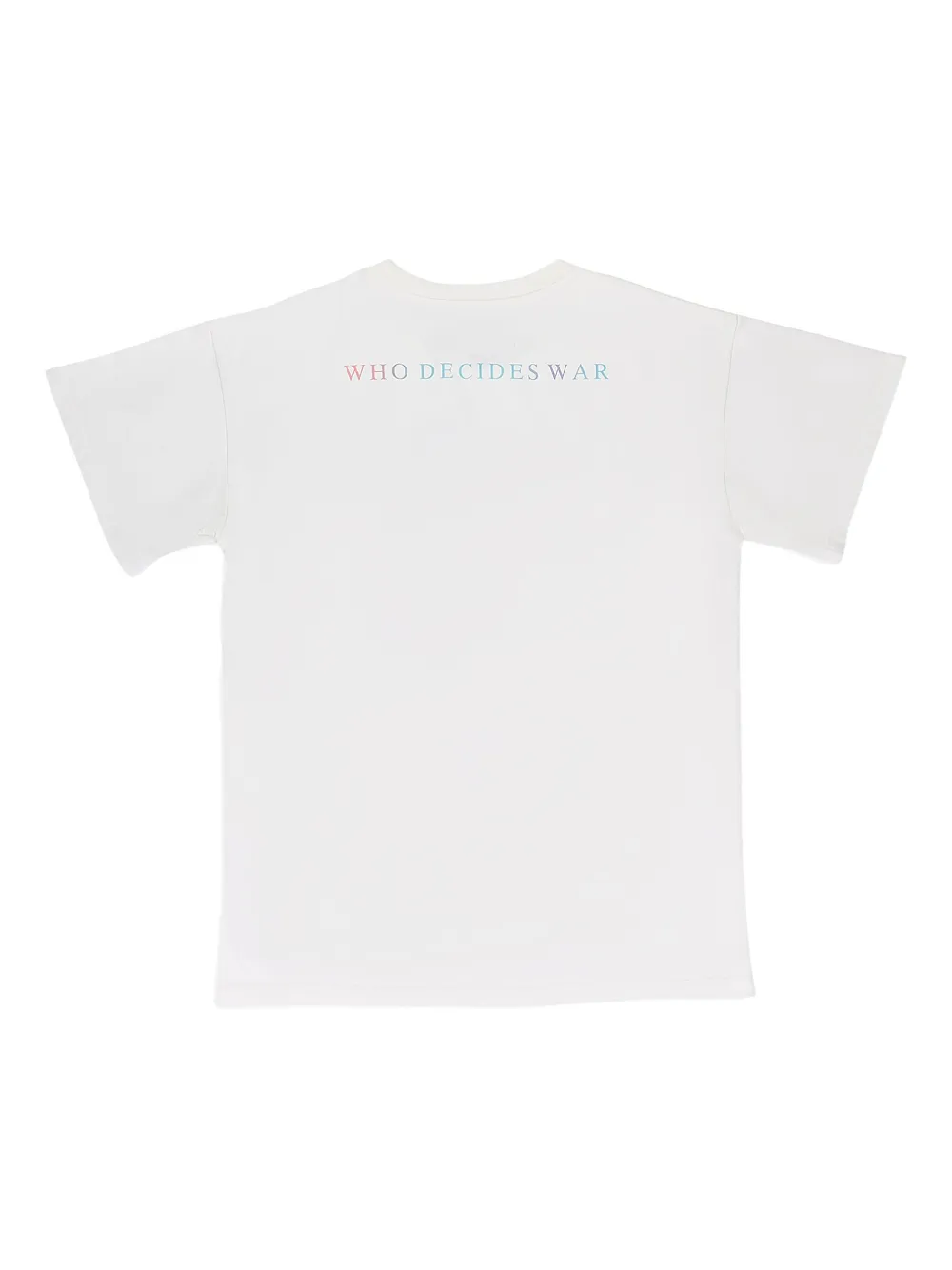 Who Decides War shock waves jersey t-shirt - Wit