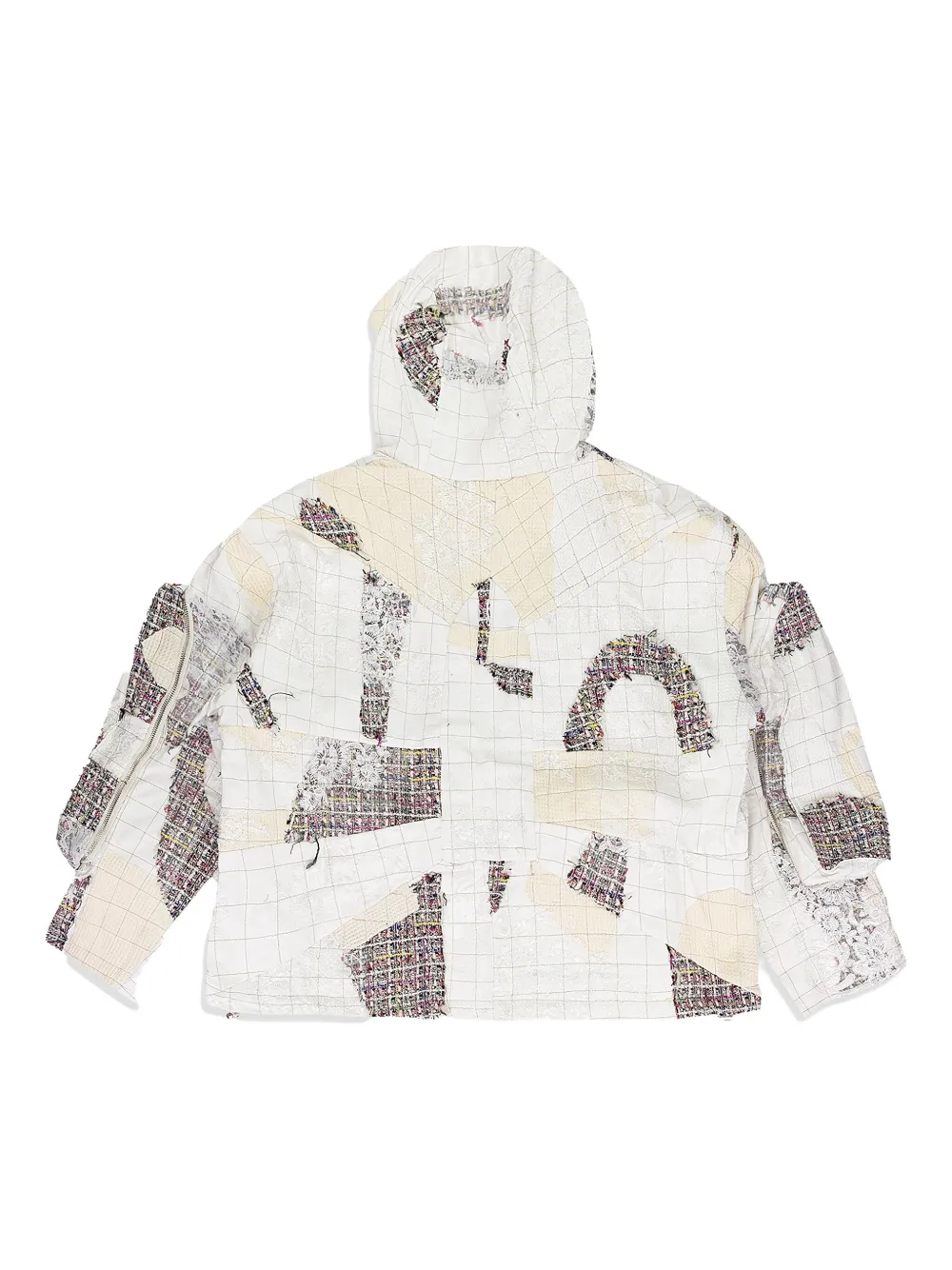 Who Decides War veste en tweed à design patchwork | Vestes à capuche | Image 2