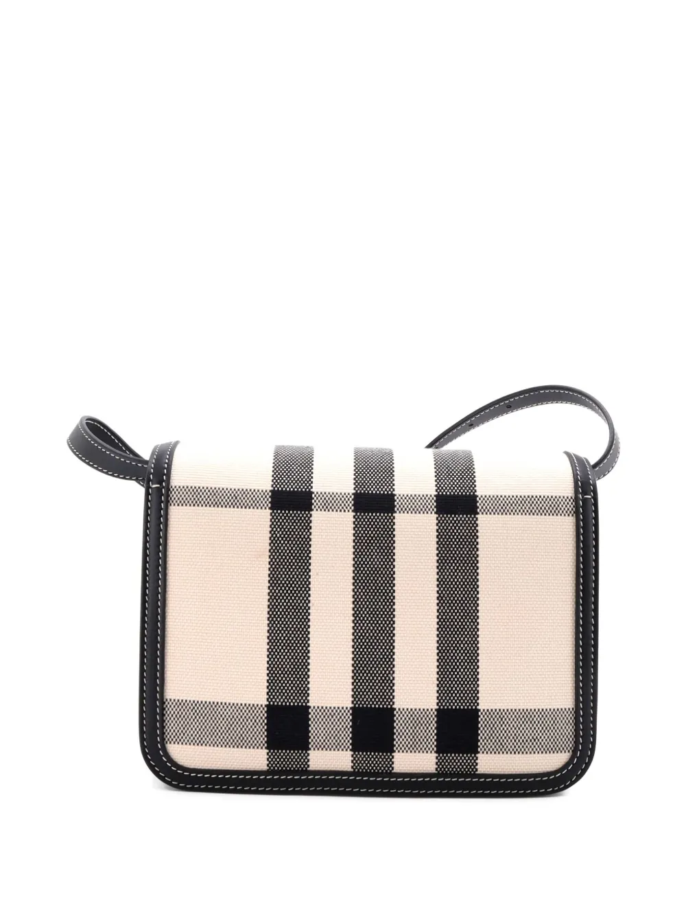 Burberry Pre-Owned TB Flap Bag Check Canvas Small crossbody bag | Pre-Owned | Image 2