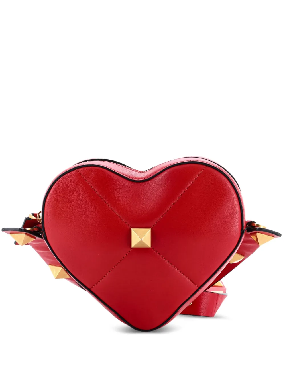 Valentino Garavani Pre-Owned Roman Stud Amore Quilted Leather shoulder