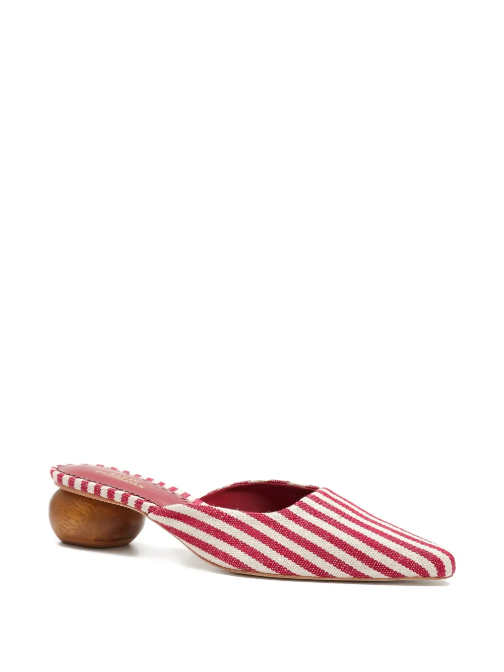 Sarah Chofakian 30mm Guest Room mules Rood