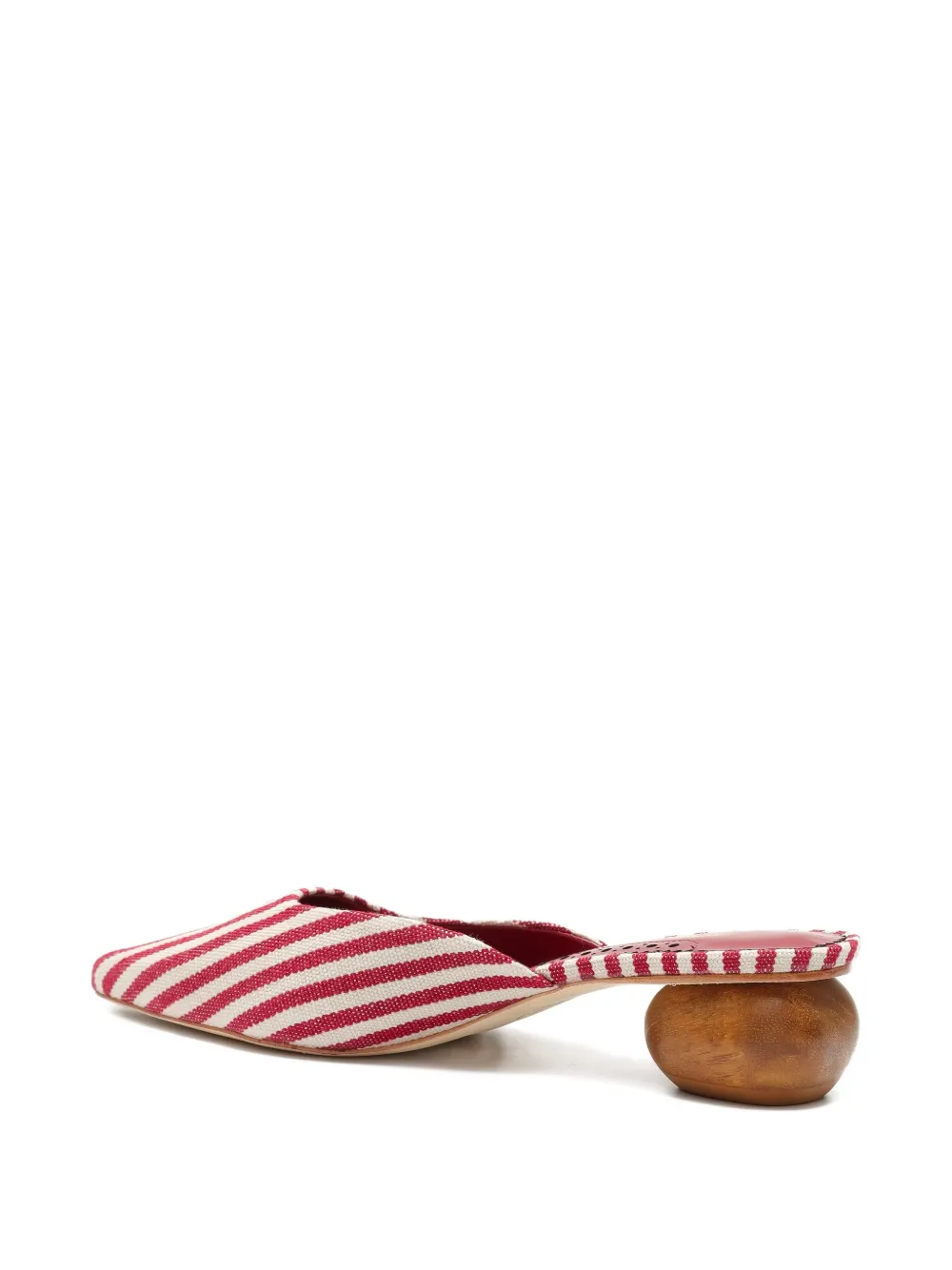 Sarah Chofakian 30mm Guest Room mules Rood