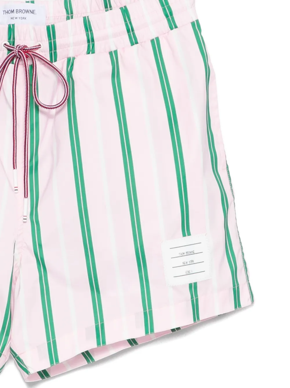  Thom Browne Striped Swim Shorts - Pink 