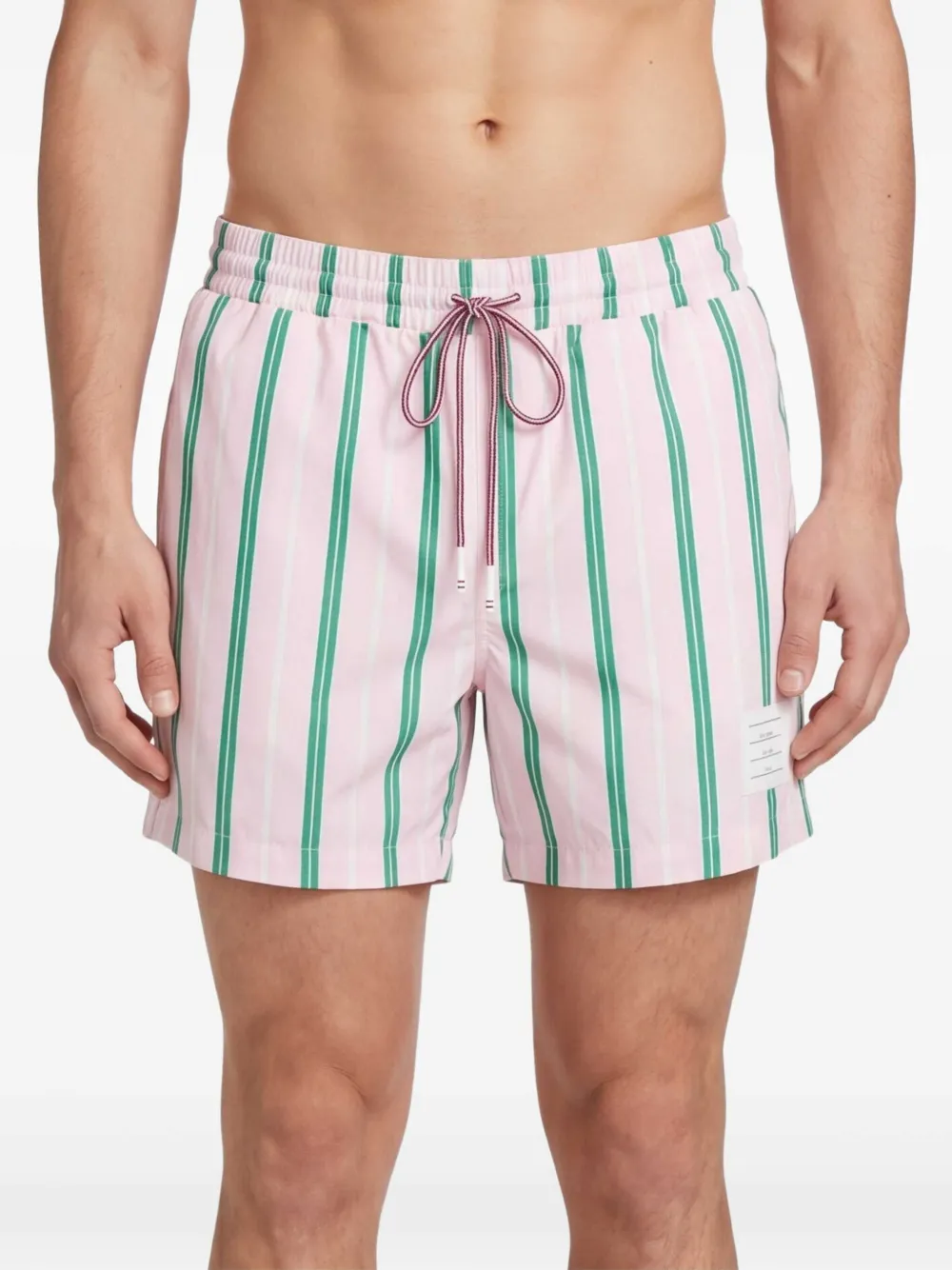 Thom Browne Gestreepte zwembroek Roze