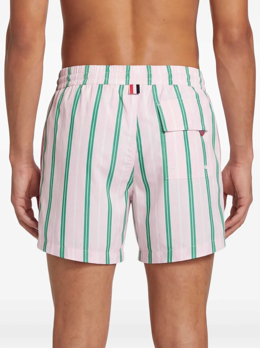 Thom Browne Gestreepte zwembroek Roze