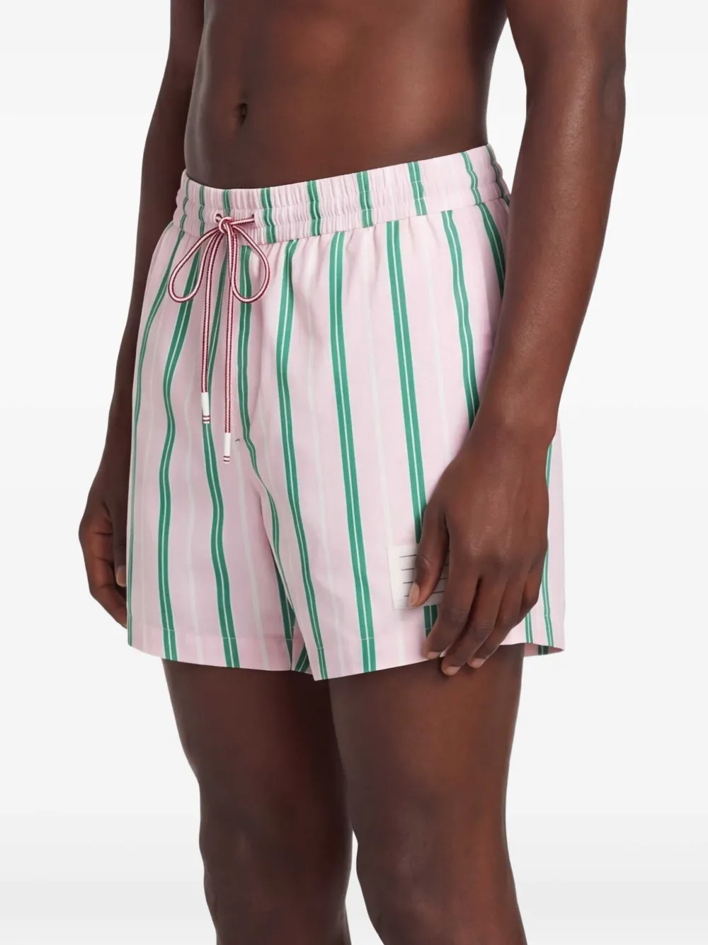 Thom Browne Gestreepte zwembroek Roze