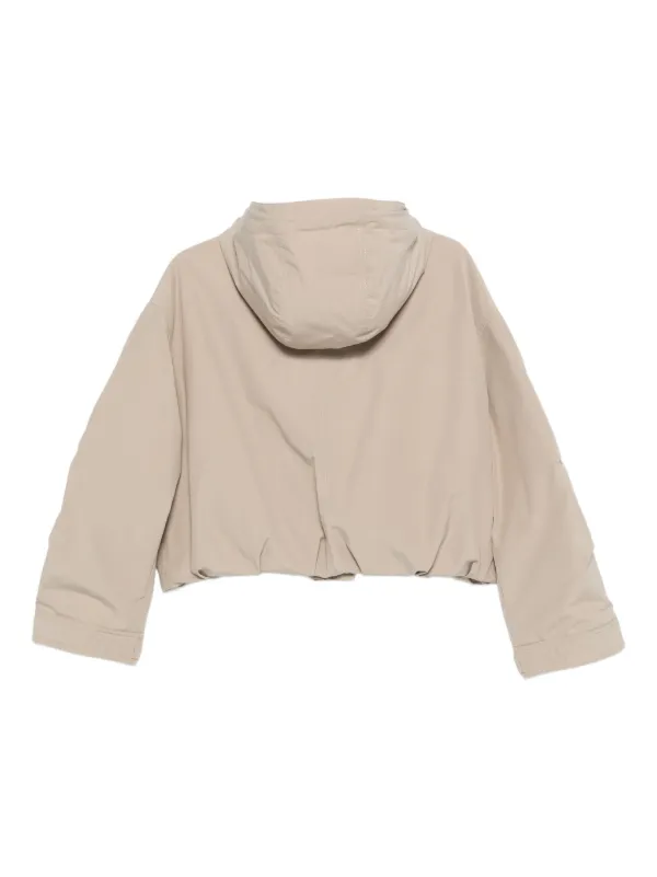 Moncler Eucalyptus フーデッドジャケット | ニュートラル | FARFETCH JP