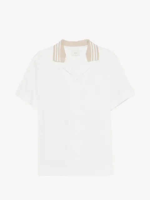 CHÉ Senna striped-collar shirt