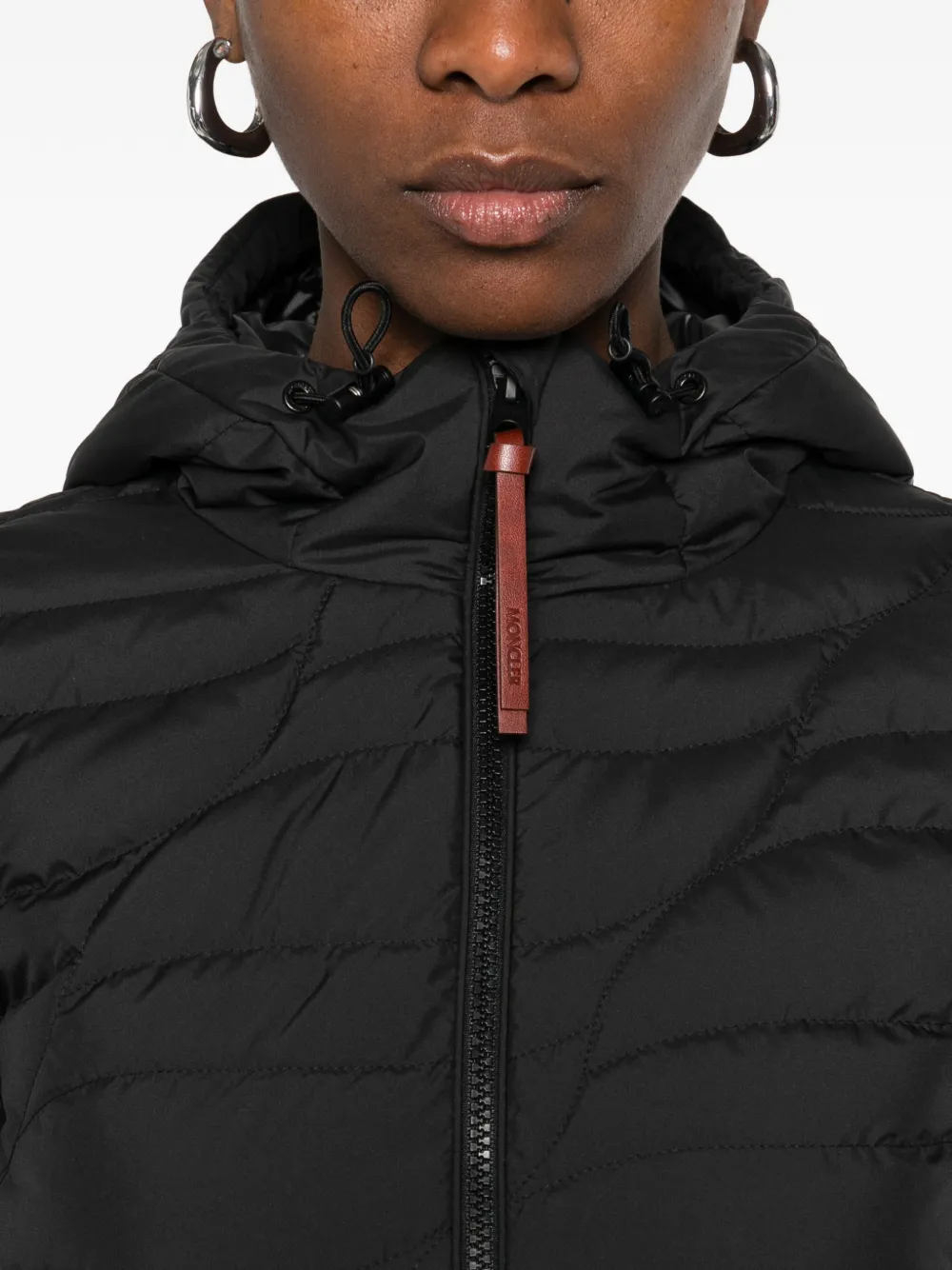 Moncler Jack met capuchon Zwart