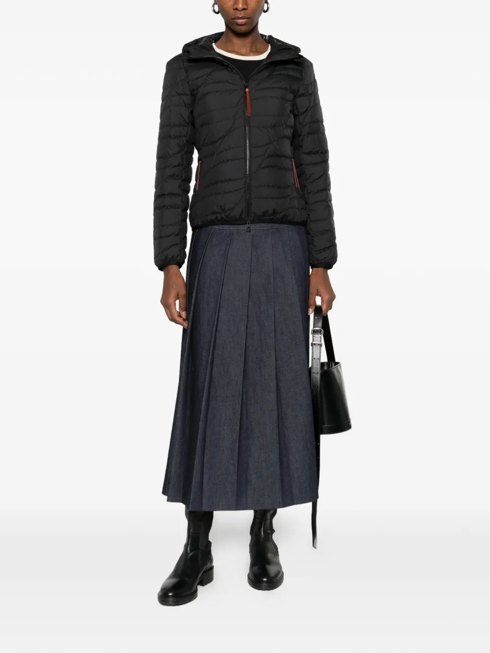 Moncler Jack met capuchon Zwart