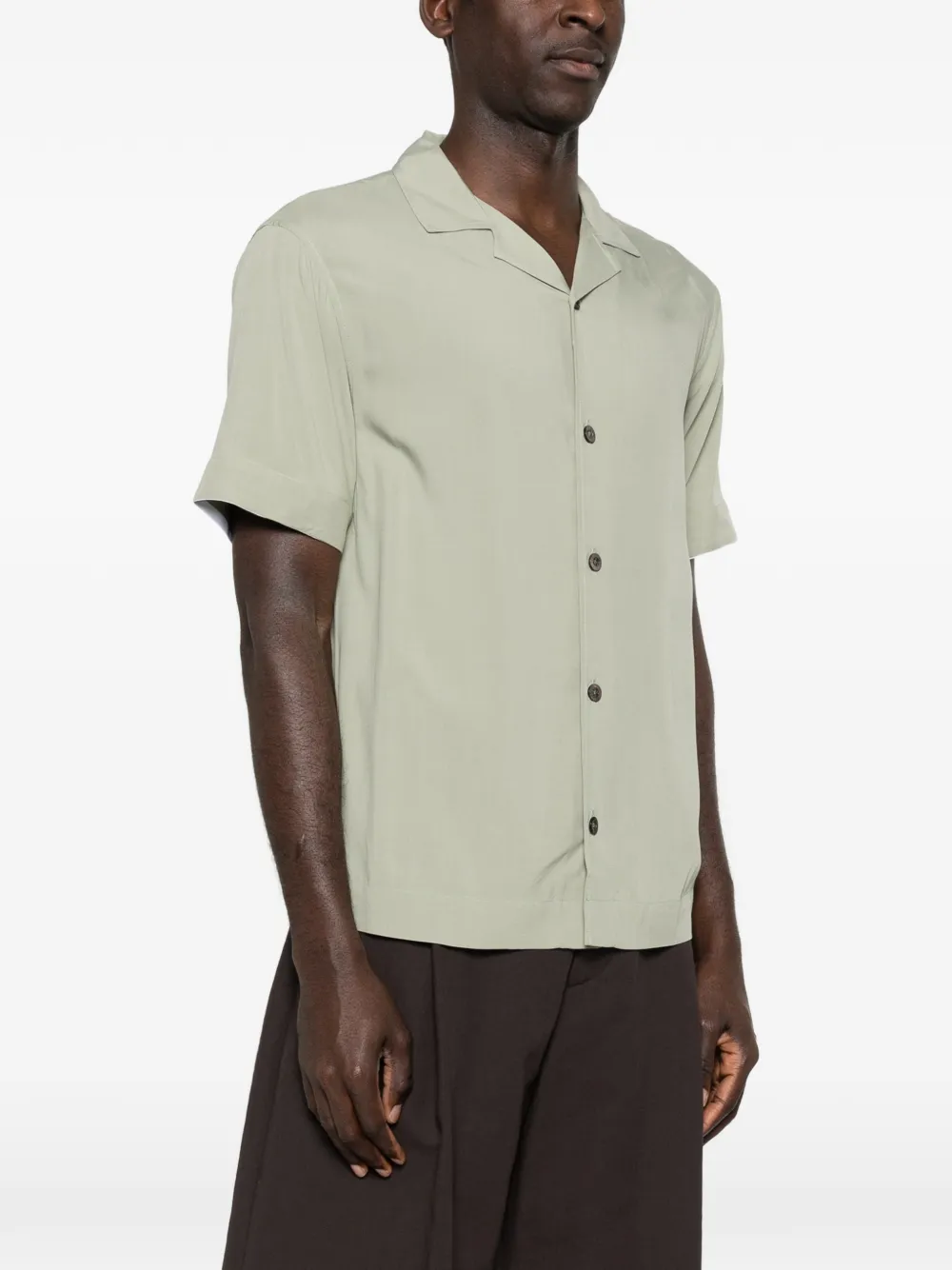  Ché Buttoned Short-sleeve Shirt - Green 