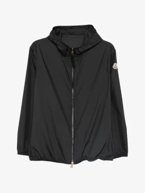 Moncler Kapuzenjacke mit Logo-Patch