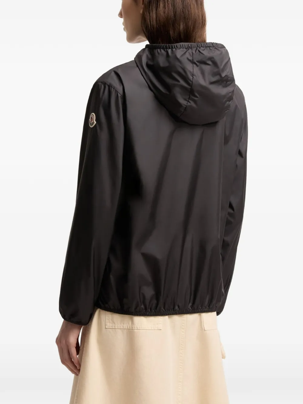 Moncler Fegeos jack met capuchon Zwart