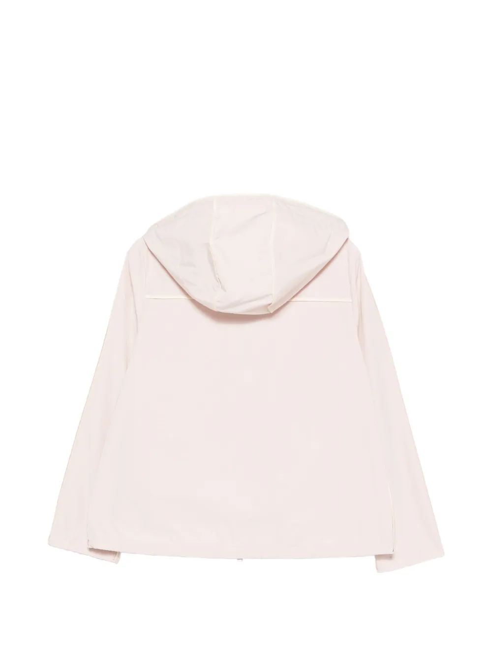 Moncler Sarracenia jack met capuchon en contrasterende afwerking Roze