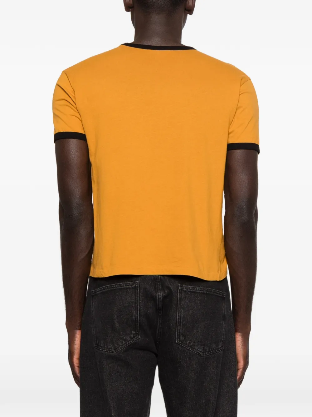 Second Layer A Love That Lingers T-shirt met tekst Geel