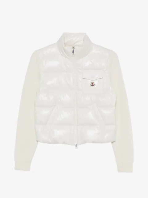 Moncler padded zip-up cardigan