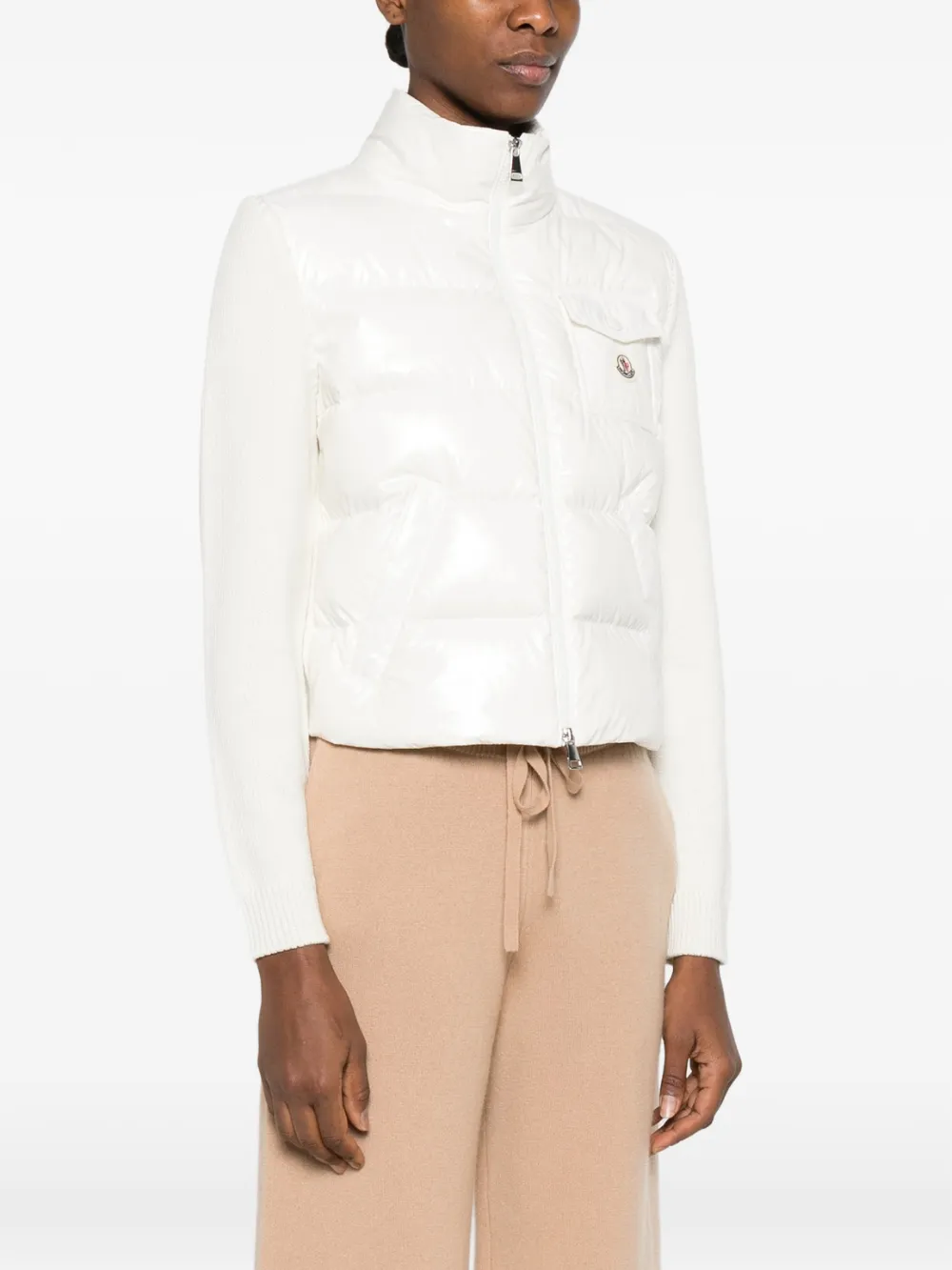 Moncler Gewatteerd vest Wit