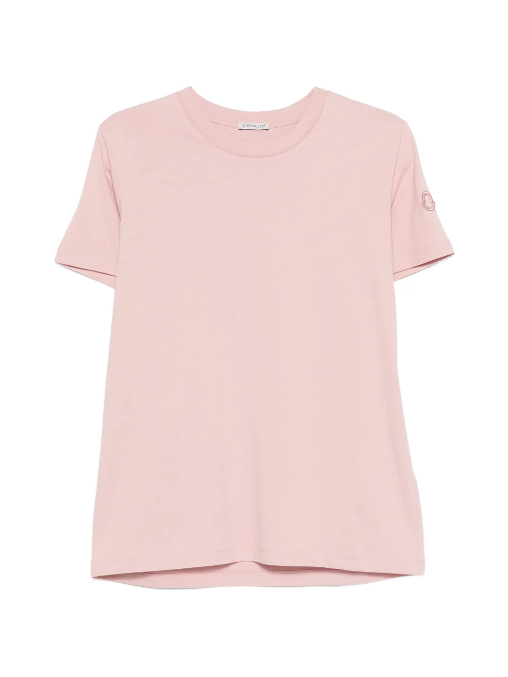 Moncler T-shirt met logopatch Roze