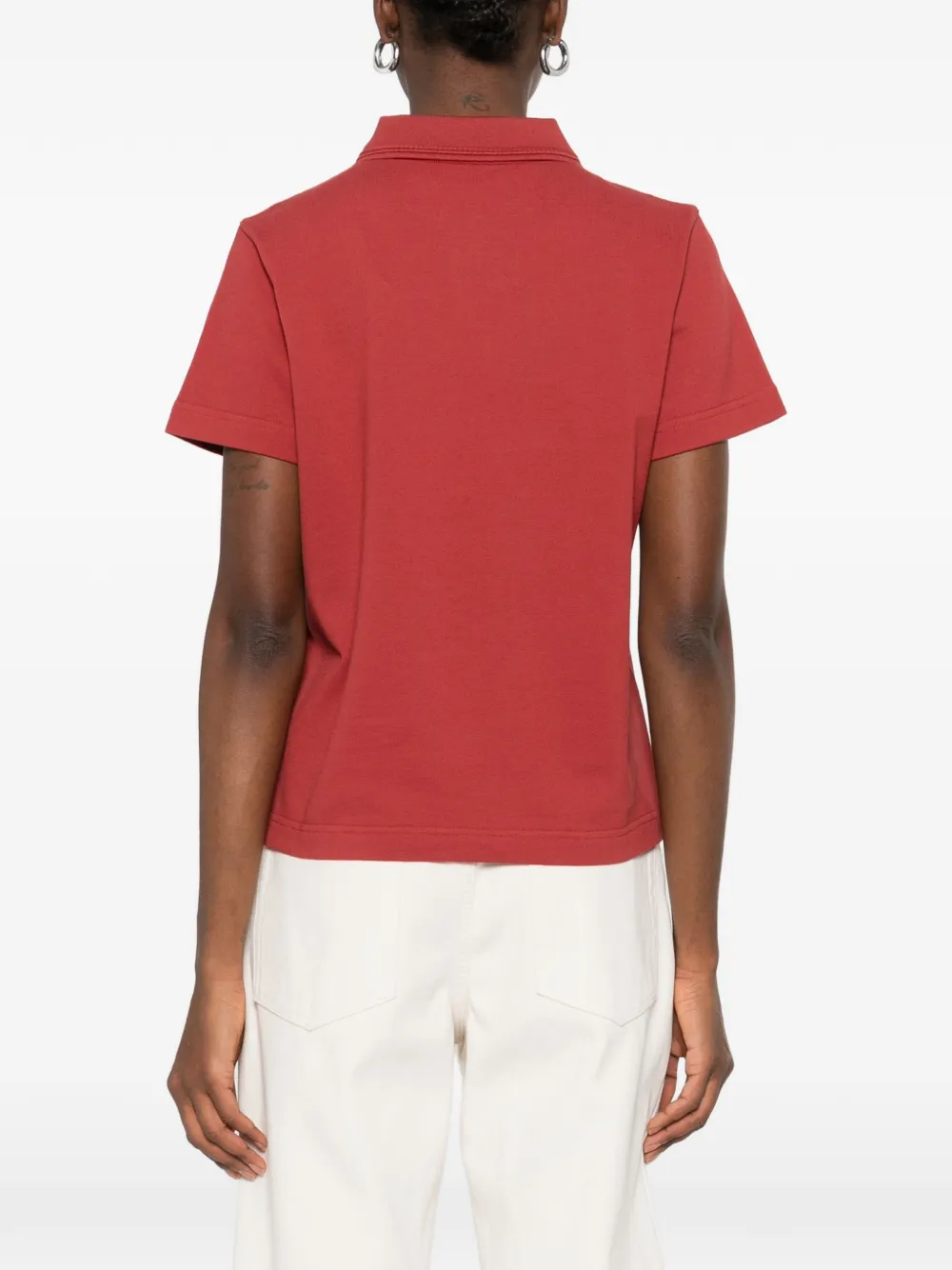 Moncler logo-patch polo shirt from Moncler