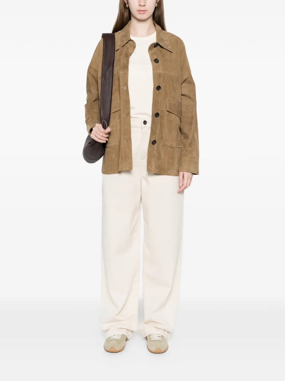  Moncler Round-neck T-shirt - Neutrals 