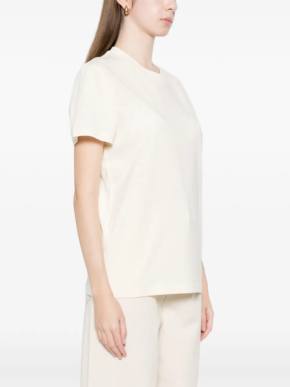  Moncler Round-neck T-shirt - Neutrals 