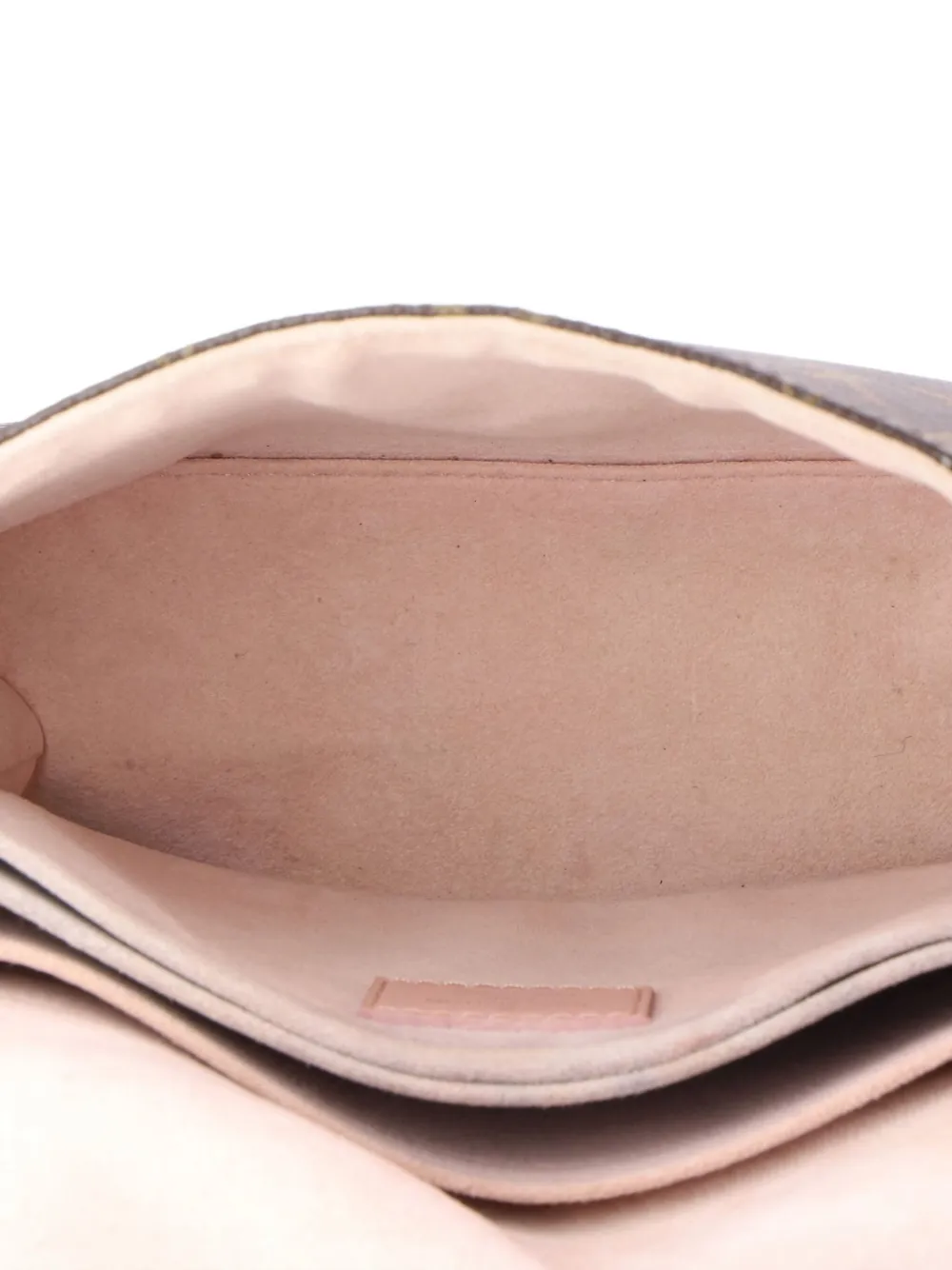 LOUIS VUITTON Pre-owned Saint Michel Handbag Monogram Canvas And Epi Leather Shoulder Bag In Brown