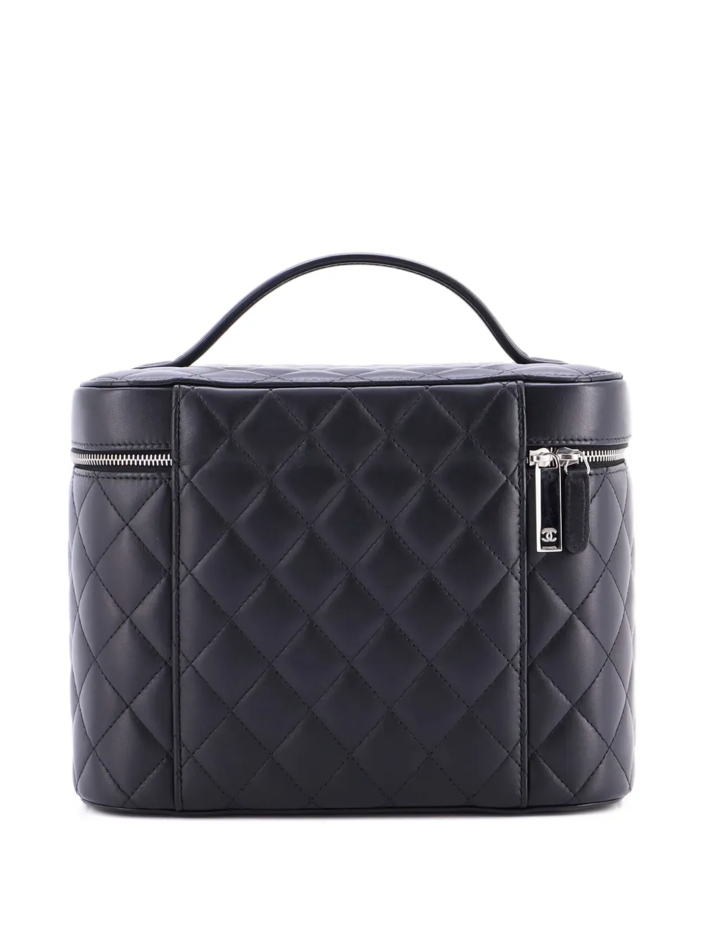 CHANEL Pre-Owned Cosmetic Case Quilted Lambskin Medium satchel | Pre-Owned | Image 2