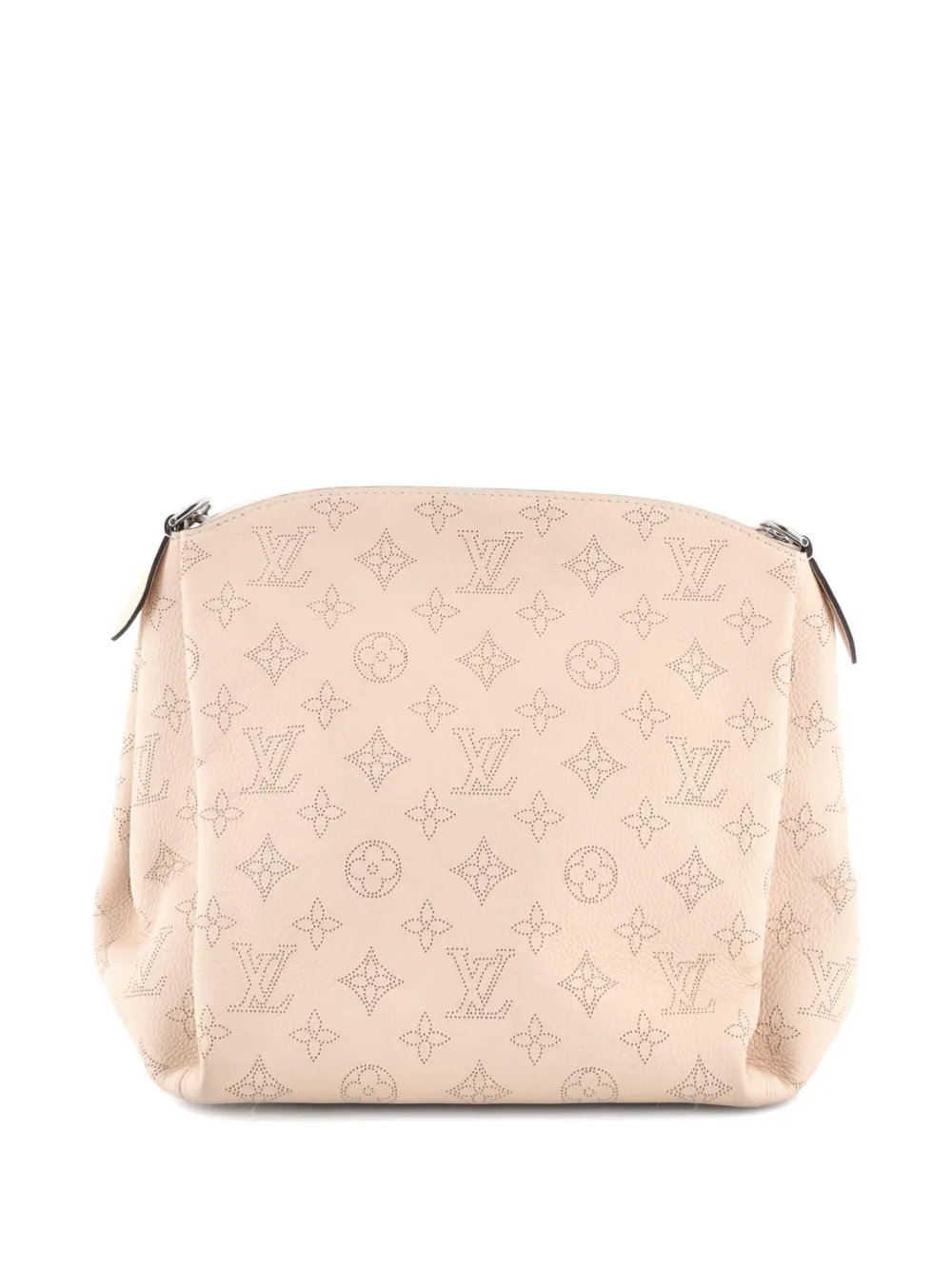 LOUIS VUITTON Pre-owned Babylone Handbag Mahina Leather Bb Hobo Bag In Neutral