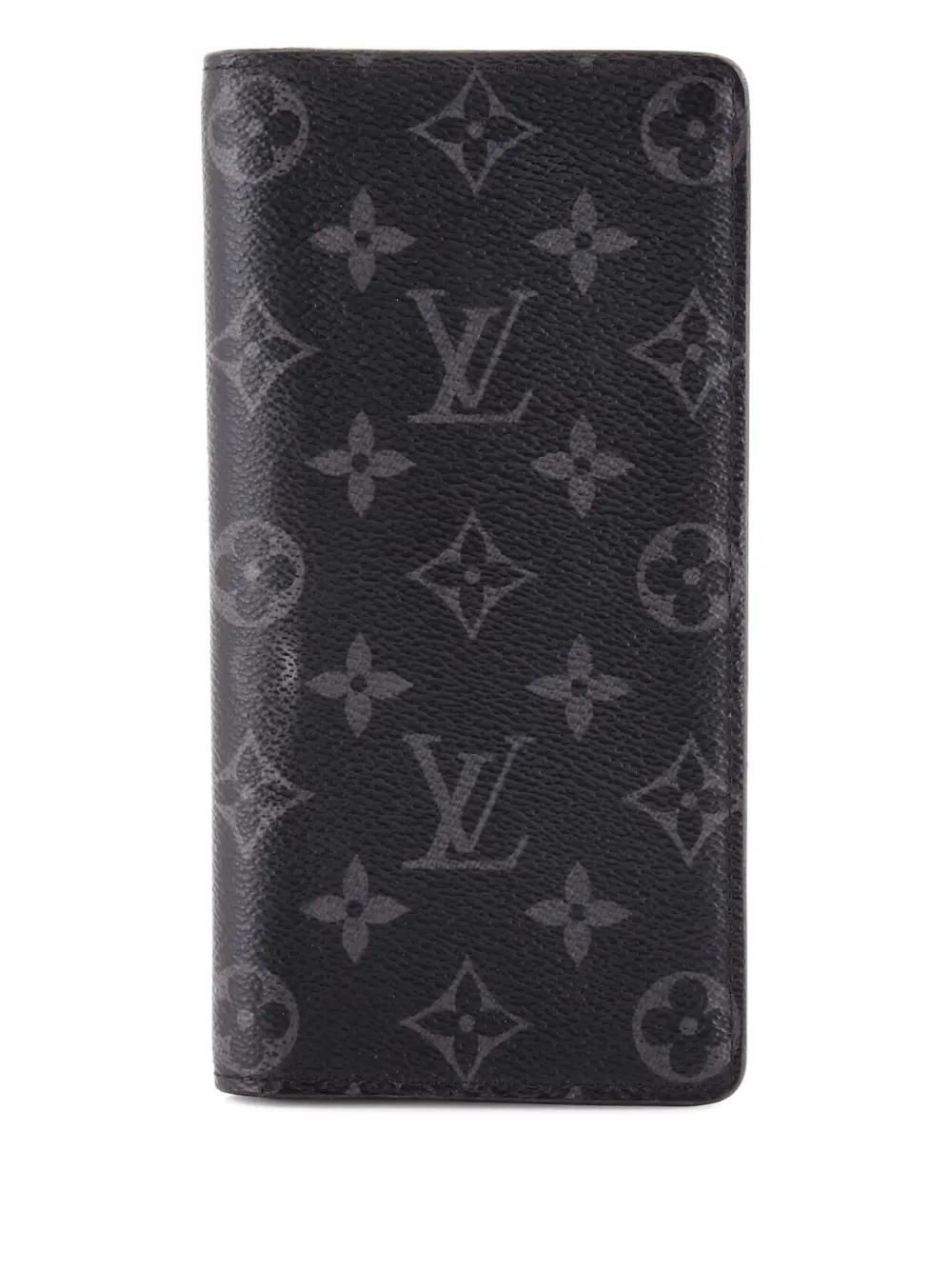 Louis Vuitton Pre-Owned Brazza Wallet Monogram Eclipse Canvas small Louis Vuitton Pre-Owned Brazza Wallet Monogram Eclipse Canvas small
