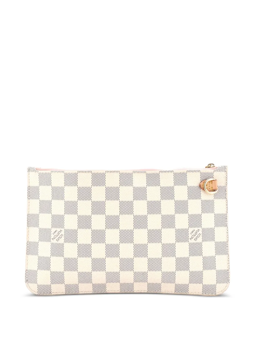 Louis Vuitton Pre-Owned Neverfull Pochette Damier Large pouch - ニュートラル Louis Vuitton Pre-Owned Neverfull Pochette Damier Large pouch - ニュートラル