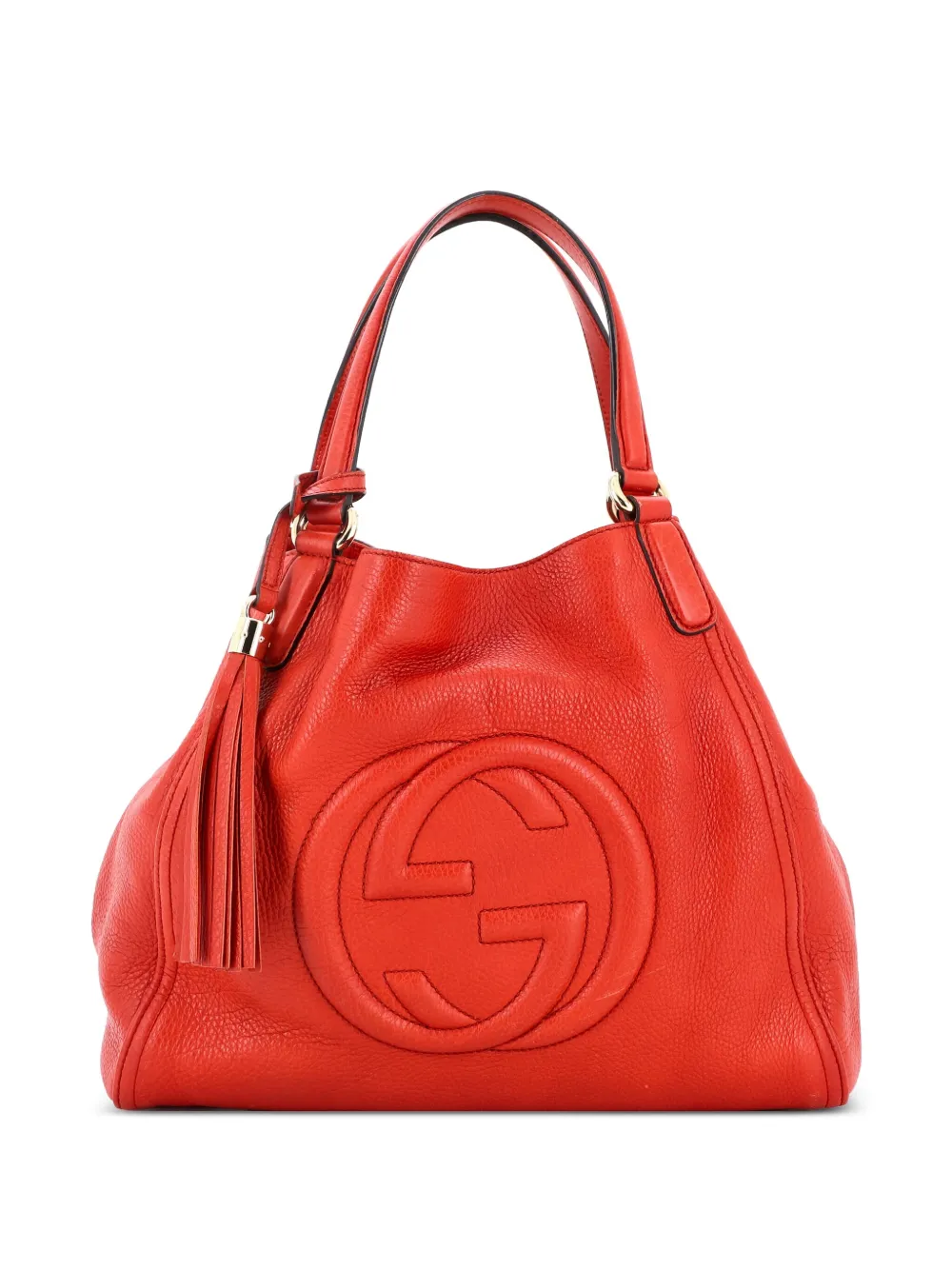 Gucci Pre-Owned Soho Leather Medium shoulder bag - オレンジ