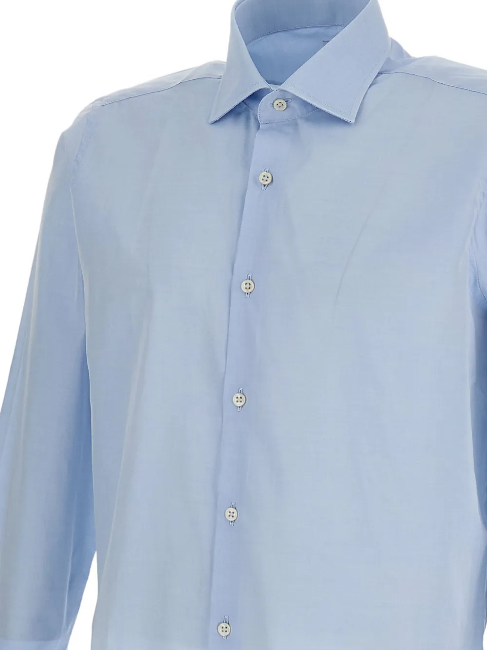 Bagutta Button-fastening Long-sleeve Shirts - Blue 