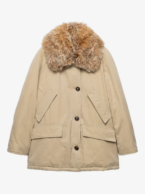 Prada shearling-collar jacket
