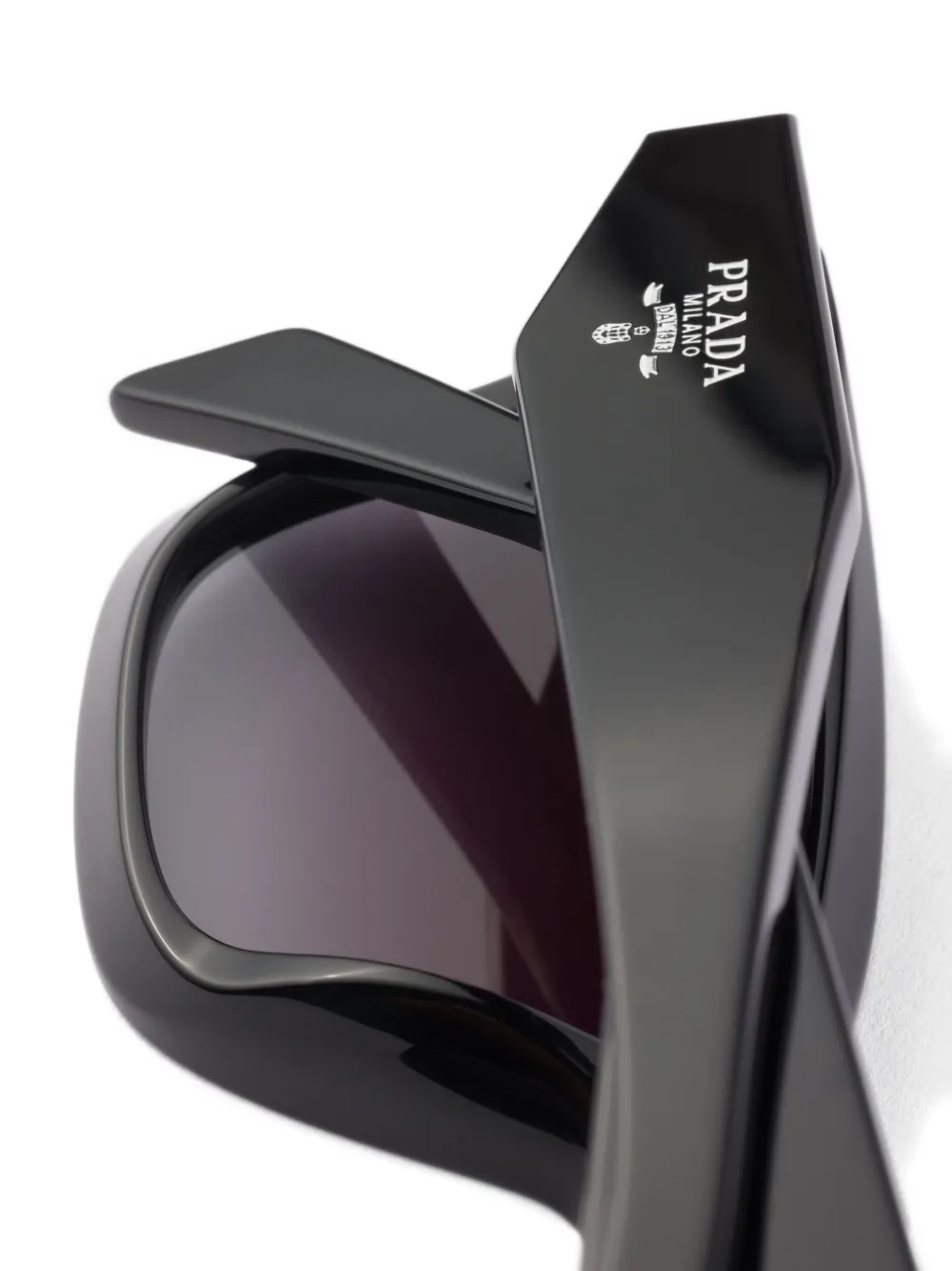 Prada Square-frame Sunglasses In Black