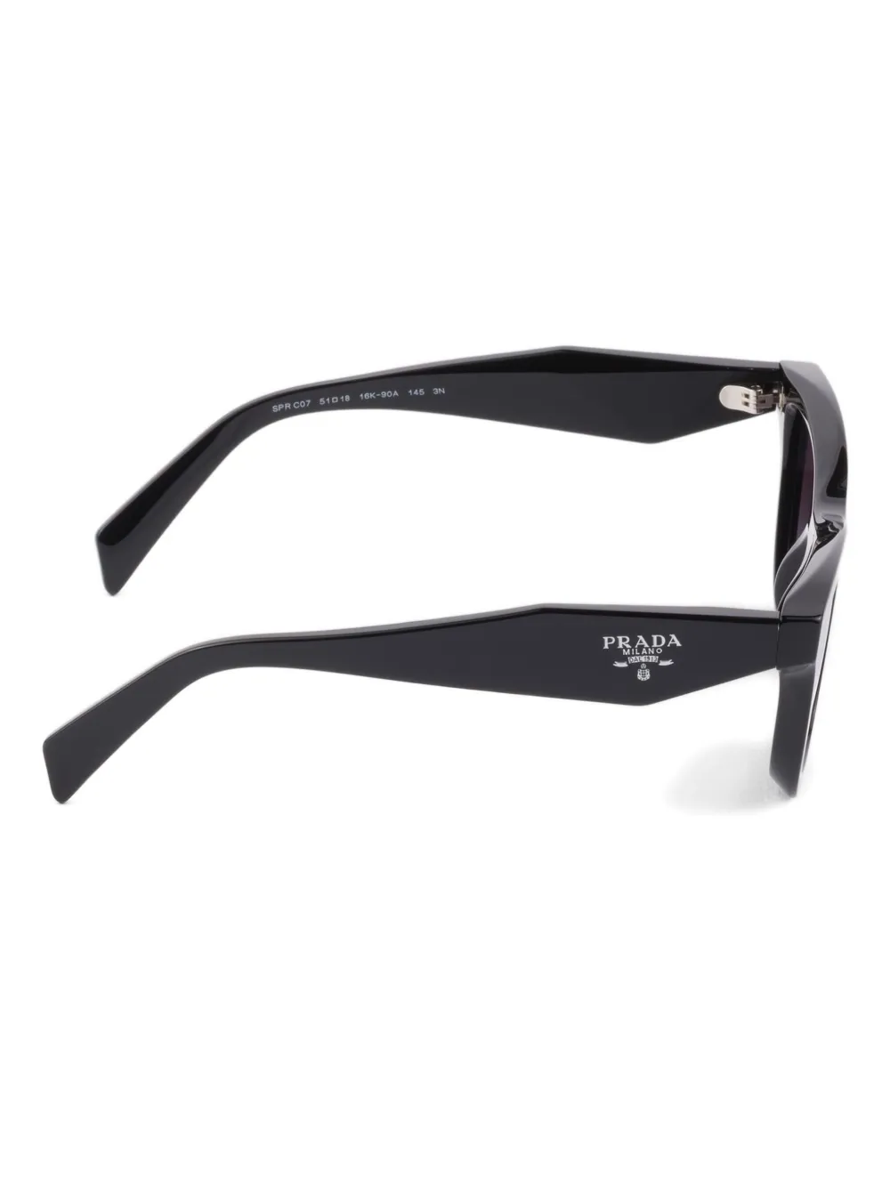 Prada Square-frame Sunglasses In Black