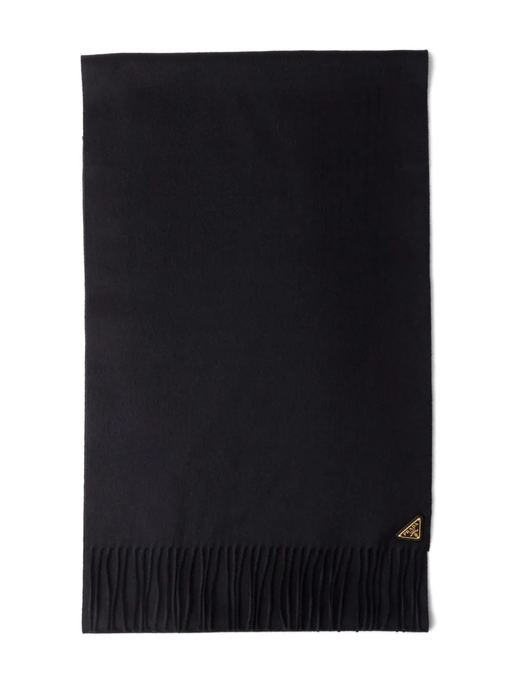 Prada Silk and cashmere scarf - Zwart