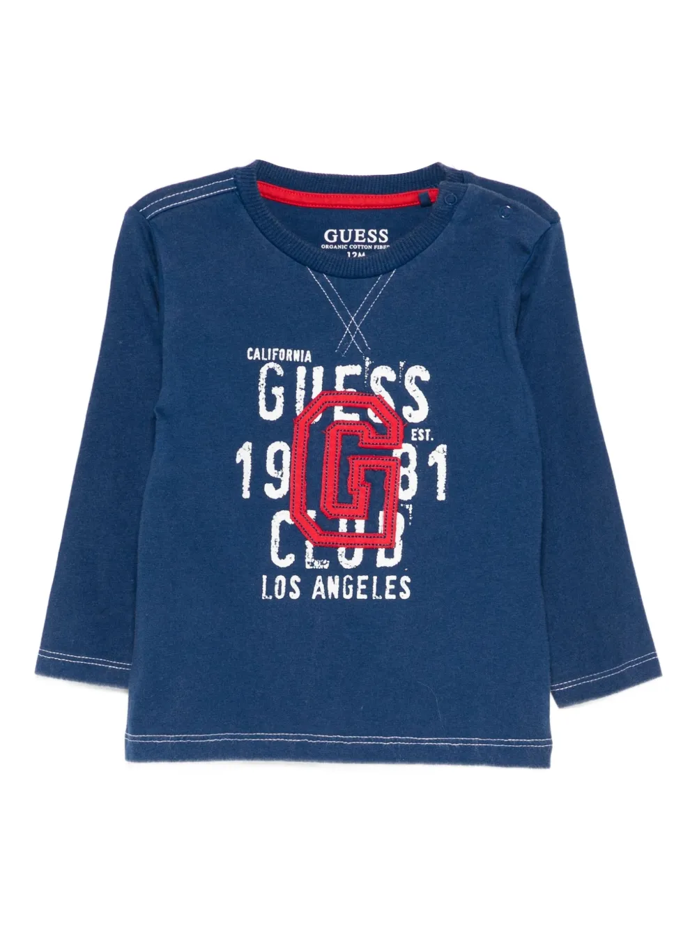 guess kids グラフィック ロングTシャツ - ブルー guess kids グラフィック ロングTシャツ - ブルー