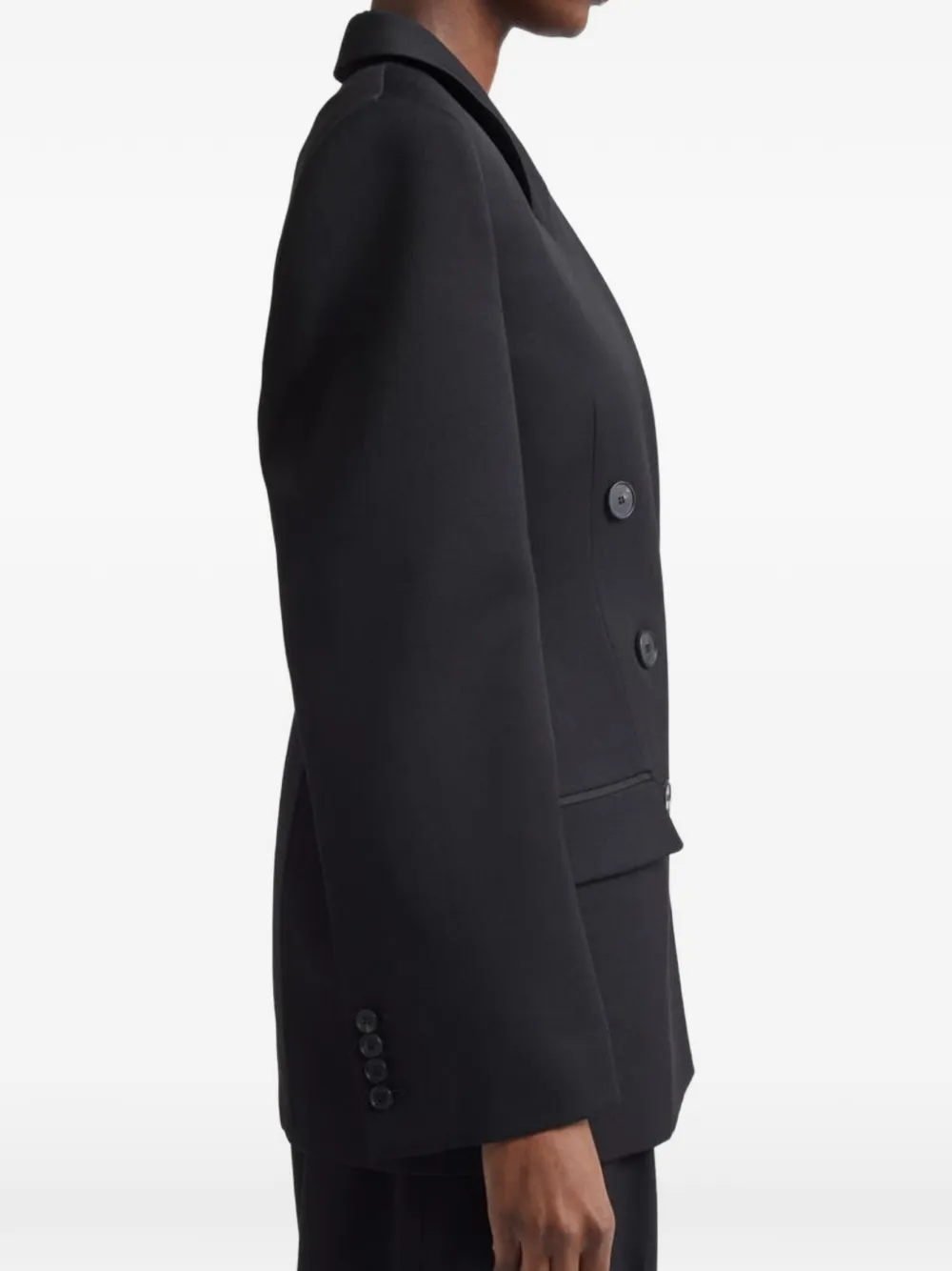  Givenchy Blazer Con Doble Botonadura - Negro 