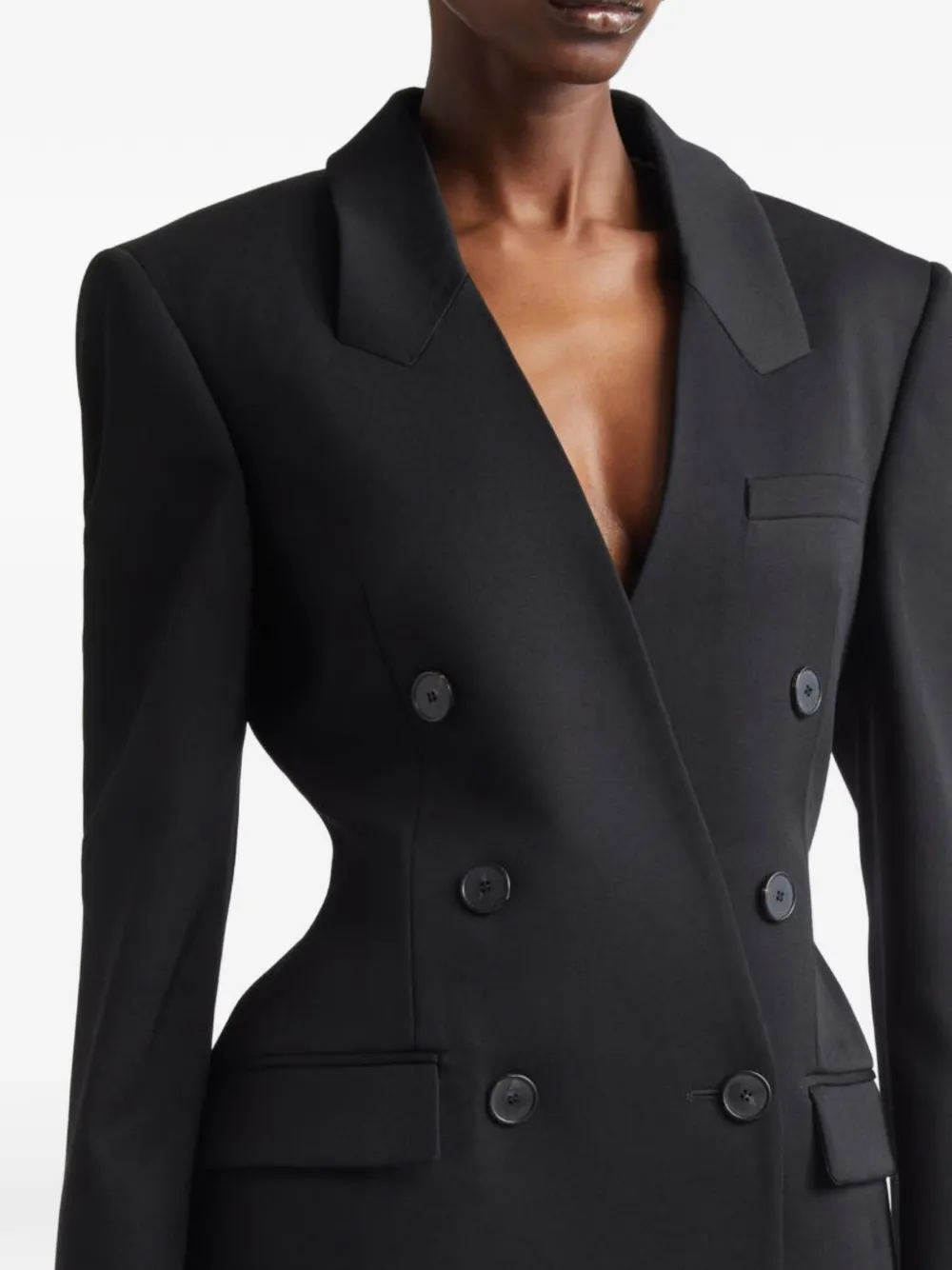 Givenchy Blazer met dubbele rij knopen Zwart