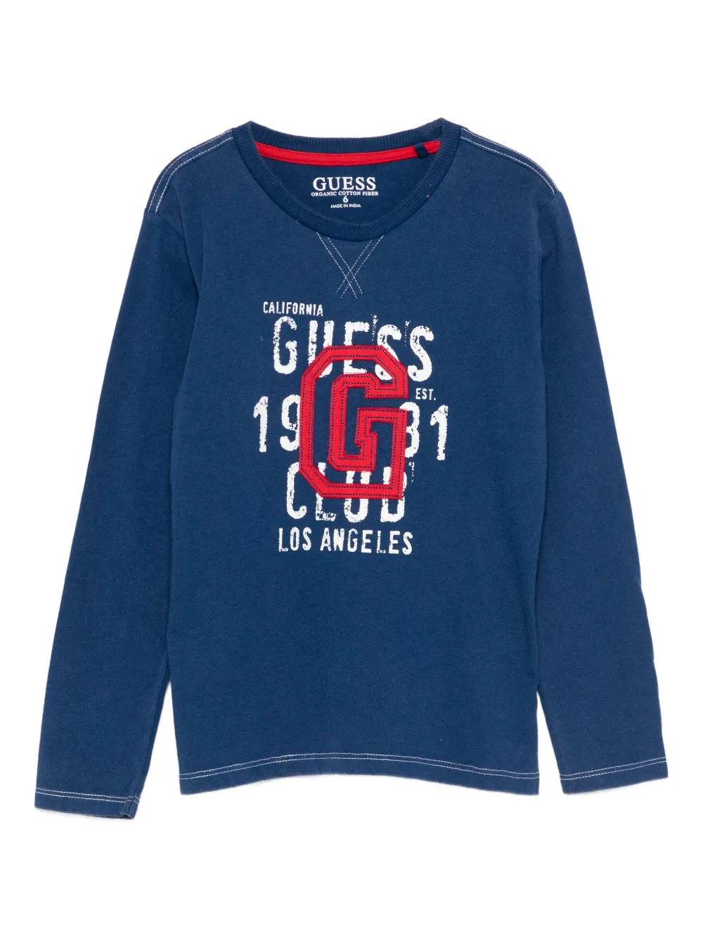 guess kids print T-shirt - ブルー guess kids print T-shirt - ブルー