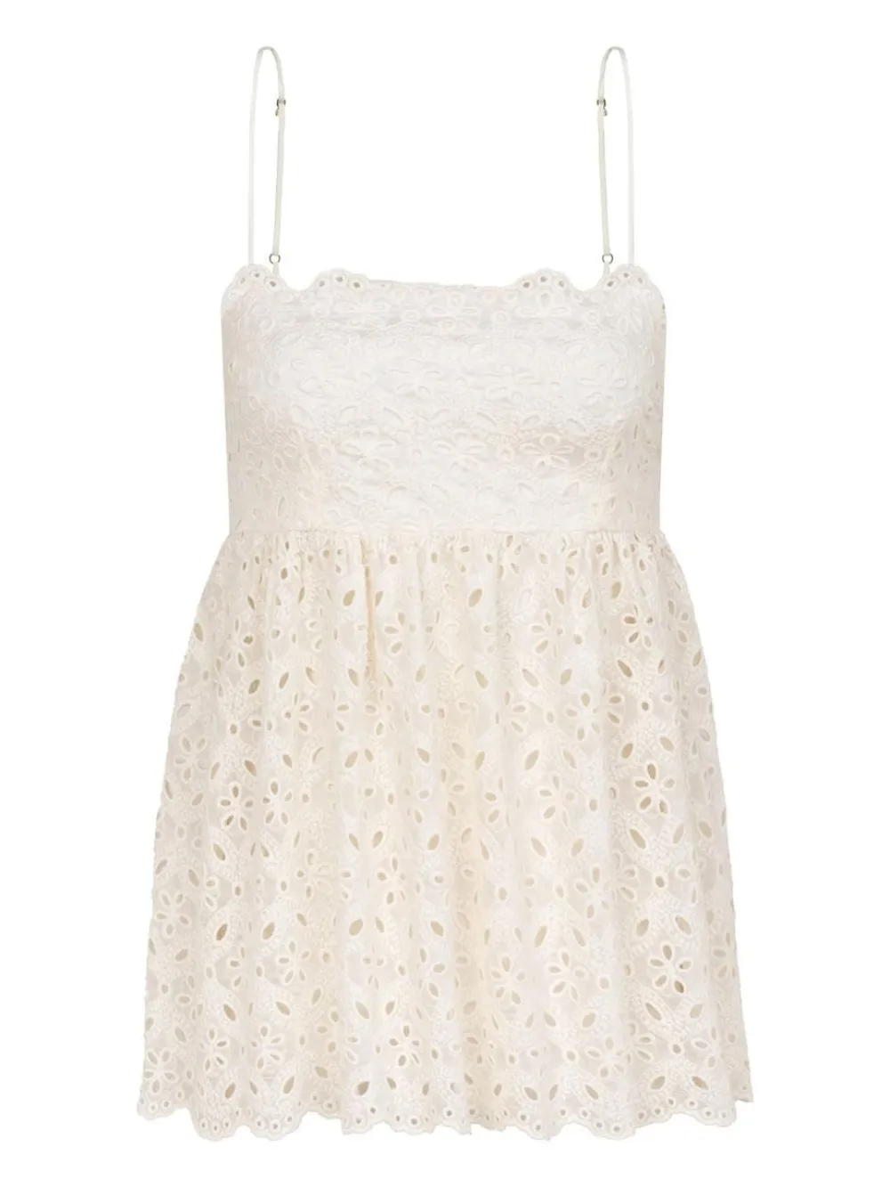 Lenny Niemeyer Blusa con bordo a smerlo - Toni neutri