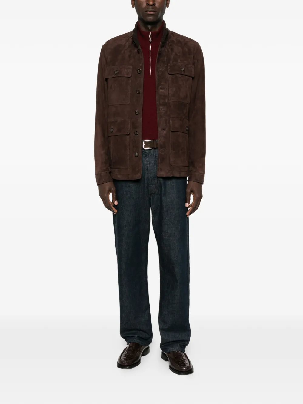 Valstar buttoned pocket leather jacket | Leather Jackets | Image 2